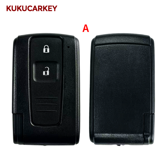 2/2+1Buttons Car Remote Key Case Shell For Toyota Prius Crown Corolla Verso Fob With TOY43 Blade Replacement