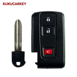 2/2+1Buttons Car Remote Key Case Shell For Toyota Prius Crown Corolla Verso Fob With TOY43 Blade Replacement