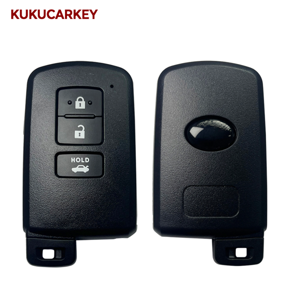 For Toyota Smart Key Auris RAV4 3Buttons Model BA9EQ Part No 89904-33501 Keyless Go 433.58MHz/434.42MHz chip:8A P4:88