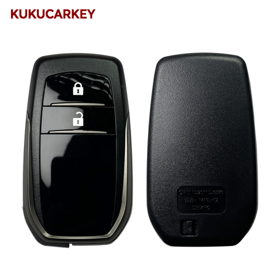 For Toyota Yaris, Auris Smart Key, 2Buttons, BA7EQ 89904-0D130 Keyless Go 433.58MHz/434.42MHz chip:8A P4:88