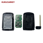 For Toyota Land Cruiser, Harrier smart key, 2/3Buttons, 14FAB-02  with Keyless Go 89904-48F11 314.35MHz/312.10MHz  chip:8A P4:A8