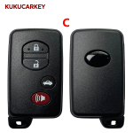 For Toyota Avalon 2010-2013 Smart Key Remote 4 Buttons 89904-07071 89904-07072 FCC ID: 14AAC B53EA A433 433.92MHz chip:4D FSK P1:98 DST80