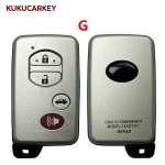 For Toyota Avalon 2010-2013 Smart Key Remote 4 Buttons 89904-07071 89904-07072 FCC ID: 14AAC B53EA A433 433.92MHz chip:4D FSK P1:98 DST80