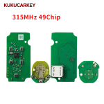 For Jaguar 2017-2022 ID49 Chip 315/433MHz KOBJXF18A PEPSFOB Keyless Go Car Remote Key JLR:JK52-15K601-BG (JK52-15K601-xx) LEAR：5AVC13F08 (Low-end version,No UWB，Key ID can be modified)