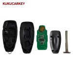 For Ford Focus Fiesta Mondeo C-Max Kuga 2011-2015 FCCID:KR55WK4880/KR5876268 4D63Chip 434 FSK Car Remote Key