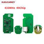 For Jaguar 2017-2022 ID49 Chip 315/433MHz KOBJXF18A PEPSFOB Keyless Go Car Remote Key JLR:JK52-15K601-BG (JK52-15K601-xx) LEAR：5AVC13F08 (Low-end version,No UWB，Key ID can be modified)