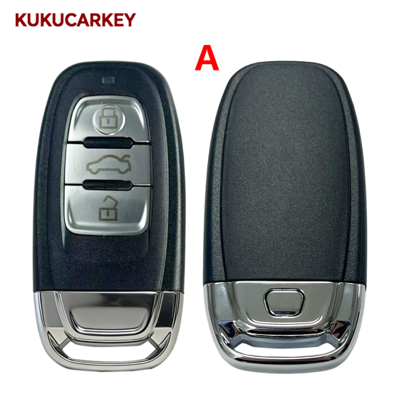 For Audi A4 S4 A5 S5 Q5 3/3+1Buttons Car Smart Card Remote Key AUDI5 315Mhz FCC: 8T0 959 754 C