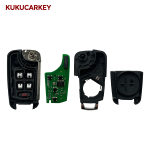 For Chevrolet Cruze Equinox Spark 2/3/4/5Buttons HU100 Remote Car Key Fob 433MHz ID46 PCF7937E NO Keyless go FCCID:OHT01060512