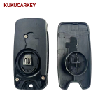 2/3/4 Buttons For Jeep Wrangler Renegade 2015-2018 Flip Remote Car Key Shell Case Replacement Housing Blade:SIP22