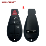 433Mhz 46chip PCF7953 Remote Car Key Fob M3N5WY783X For Chrysler Town & Country Jeep Grand Cherokee Dodge Caravan Journey IYZ-C01C Keyless Go