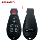 433Mhz 46chip PCF7953 Remote Car Key Fob M3N5WY783X For Chrysler Town & Country Jeep Grand Cherokee Dodge Caravan Journey IYZ-C01C Keyless Go