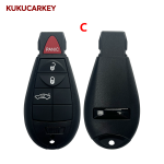 433Mhz 46chip PCF7953 Remote Car Key Fob M3N5WY783X For Chrysler Town & Country Jeep Grand Cherokee Dodge Caravan Journey IYZ-C01C Keyless Go