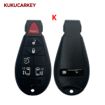 433Mhz 46chip PCF7953 Remote Car Key Fob M3N5WY783X For Chrysler Town & Country Jeep Grand Cherokee Dodge Caravan Journey IYZ-C01C Keyless Go