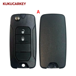 For Jeep Renegade for Fiat 500X 2016-2018 FCC ID: 2ADFTF15AM433TX Flip Remote Key FOB 2/3/4Buttons 433.92MHz MQB48 Chip Blade:SIP22