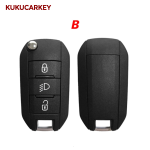 For Peugeot  433Mhz Remote Car Key 208 301 308 508 2008 5008 Hella Fit Citroen C3 C4 C4L ID46-7941 Chip (HU83)