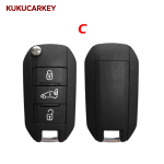 For Peugeot  433Mhz Remote Car Key 208 301 308 508 2008 5008 Hella Fit Citroen C3 C4 C4L ID46-7941 Chip (HU83)
