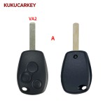 3 Buttons 433MHz ID46 PCF7946 Chip Remote Car Key For Renault Duster Modus Clio 3 Twingo Dacia Logan Sandero Kangoo Blade:VA2/HU136TE/VAC102/HU136/NE72