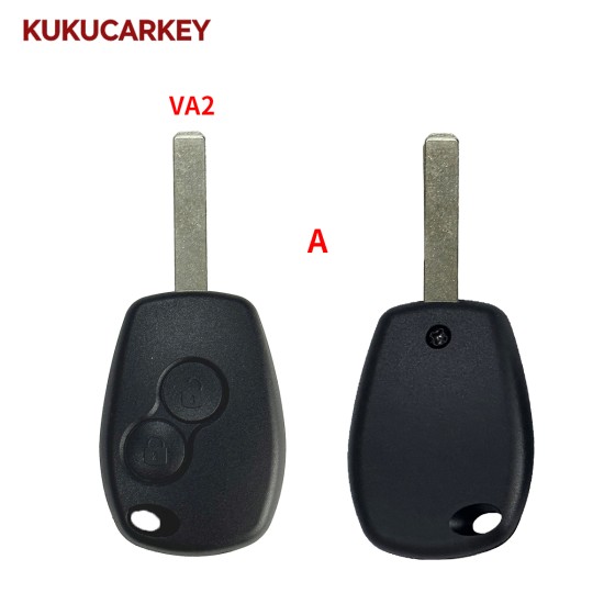 2 Buttons 433MHz ID4A PCF7961M Chip Remote Car Key For Renault Duster Modus Clio 3 Twingo Dacia Logan Sandero Kangoo Blade:VA2/HU136TE/VAC102/HU136/NE72