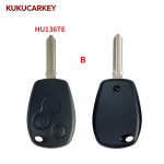 3 Buttons 433MHz ID46 PCF7946 Chip Remote Car Key For Renault Duster Modus Clio 3 Twingo Dacia Logan Sandero Kangoo Blade:VA2/HU136TE/VAC102/HU136/NE72