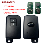适用于丰田 RAV4 2013+款 2键智能钥匙  BA1EQ P/N:89904-42130  芯片:8A  频率:433.58MHz/434.42MHz