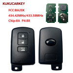 适用丰田凯美瑞智能钥匙  BA2EK P/N:89904-42180、61E377-0011  频率:433.58MHz/434.42MHz  芯片:8A P4:88