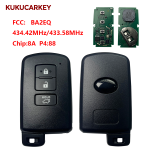 丰田 RAV4 荣放3键无钥匙一键启动智能钥匙  BA2EK  频率:433.58MHz/434.42MHz  芯片:8A P4:88