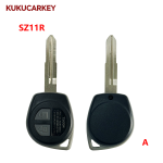 For Suzuki Key Swift Grand Vitara SX4 Liana Aerio Jimny Jimn Auto Key 2 Buttons Remote Car Key Silicone Rubber Pad Blade:SZ11R/TOY43/HU133R