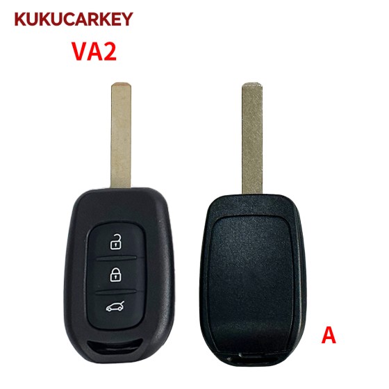 For Renault Logan Sandero Symbole Trafic Lodgy Dokker Dacia Duster ID4A PCF7961M Chip 3 Buttons Car Remote Control Key FCCID:CWTWE1G0003 Blade:VA2/HU136TE/VAC102/HU136/Left