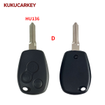 3 Buttons Replacement Remote Key Shell Case For Renault Clio Modus Kangoo Master Vauxhall Twingo Vivaro Primastar Logan Sandero  Blade:VA2/HU136TE/VAC102/HU136/NE72
