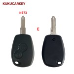 2 Buttons Replacement Remote Key Shell Case For Renault Clio Modus Kangoo Master Vauxhall Twingo Vivaro Primastar Logan Sandero Blade:VA2/HU136TE/VAC102/HU136/NE73