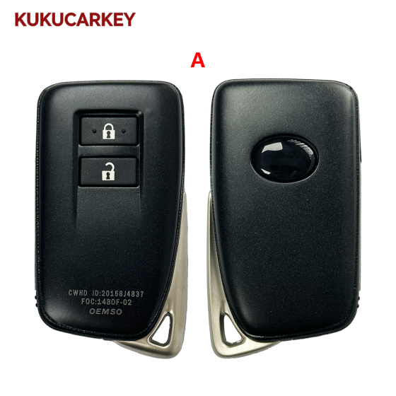 For Lexus 2016-2020 RX 2/3/4 Buttons Smart Car key FCCID:BP1EW Board:231451-0010 P/N:89904-48J50 433.58/434.42MHz chip:8A P4:A9