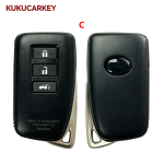 For Lexus ES GS NX RX LX XM38 2/3/4 Buttons Smart Car Key Shell