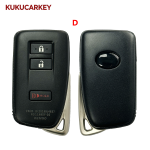For Lexus ES GS NX RX LX XM38 2/3/4 Buttons Smart Car Key Shell
