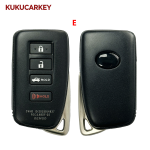 For Lexus ES GS NX RX LX XM38 2/3/4 Buttons Smart Car Key Shell