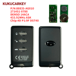 For Subaru Forester Legacy Impreza Liberty 2007-2014 Smart key P/N:88835-AG010 271451-0780 DENSO 14ACA 433.92MHz ASK chip:4D P1:9F DST40