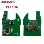适用雷诺 Master/Twingo/Clio II/Kangoo  汽车遥控钥匙 1键 46芯片 PCF7946/PCF7947 433.92MHz AS K 钥匙胚型号:NE73/VAC102