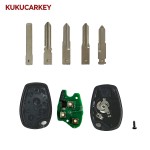3 Buttons 433MHz ID46 PCF7946 Chip Remote Car Key For Renault Duster Modus Clio 3 Twingo Dacia Logan Sandero Kangoo Blade:VA2/HU136TE/VAC102/HU136/NE72