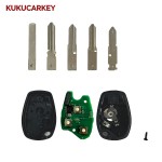 2 Buttons 433MHz ID46 PCF7947 Chip Remote Car Key For Renault Duster Modus Clio 3 Twingo Dacia Logan Sandero Kangoo Blade:VA2/HU136TE/VAC102/HU136/NE72
