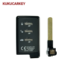 For Subaru Fuji Forester STI Impreza Legacy Xv 3 Buttons Smart Remote Key Shell