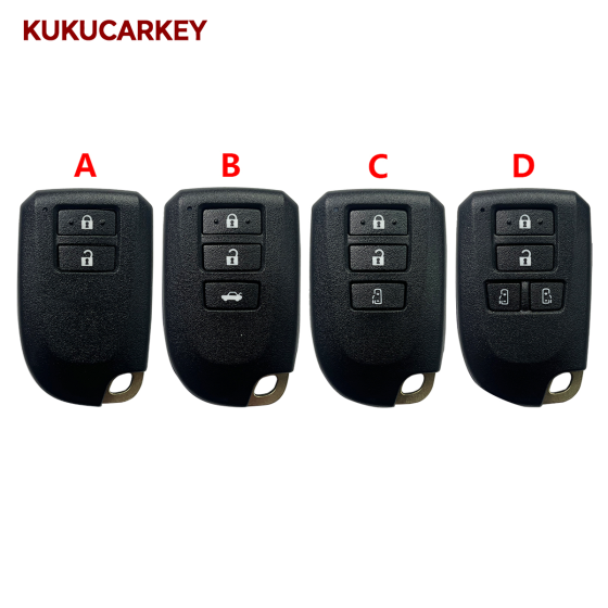Key Remote Shell For Toyota Yaris L Yaris Vios Hiace 2/3/4 Buttons