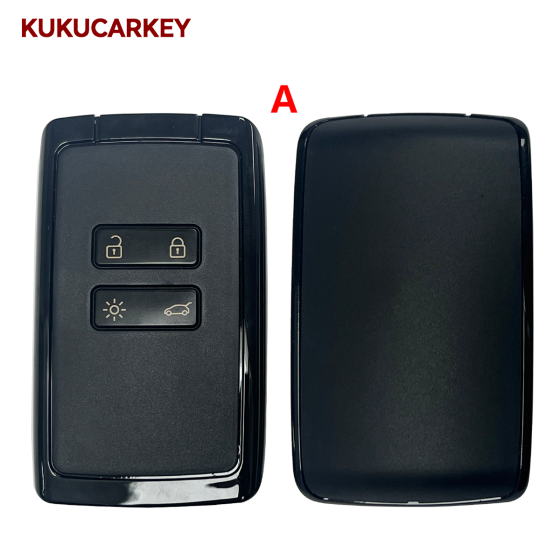 4 Buttons Replacement Car Keyless Entry Smart Remote Key Shell For Renault Megane 4 Koleos Kadjar Auto Key Case Fob