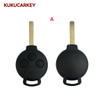 3/4Buttons Car Remote Smart Key For Mercedes-Benz Smart Fortwo 451 2007-2013 433Mhz 46Chip PCF7941 FCCID:KR55WK45144 4518203797