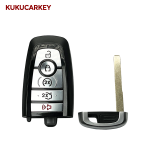 Remote Key Shell Case For Ford Edge Explorer Expedition Fusion Mondeo Replacement Smart Keyless Promixity Card 2017+