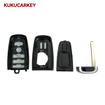 Remote Key Shell Case For Ford Edge Explorer Expedition Fusion Mondeo Replacement Smart Keyless Promixity Card 2017+