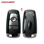 Remote Key Shell Case For Ford Edge Explorer Expedition Fusion Mondeo Replacement Smart Keyless Promixity Card 2017+
