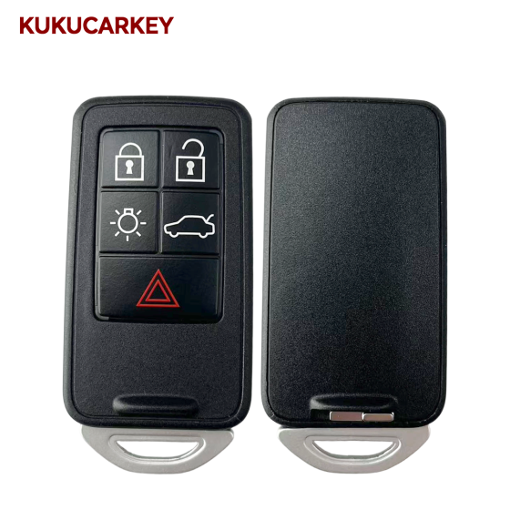5 Buttons smart remote car key shell  for Volvo XC60 S60 S60L V40 V60