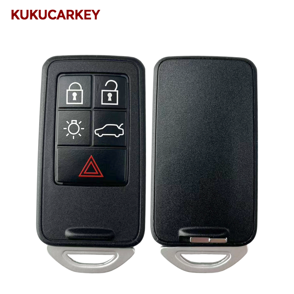 5 Buttons smart remote car key shell  for Volvo XC60 S60 S60L V40 V60