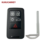 5 Buttons smart remote car key shell  for Volvo XC60 S60 S60L V40 V60