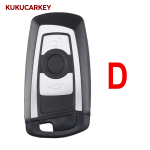 3/4 Buttons Key Case For BMW CAS4 F 3 5 7 Series E90 E92 E93 X5 F10 F20 F30 F40 Key Case Cover Smart Car Key Case Shell