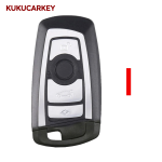 3/4 Buttons Key Case For BMW CAS4 F 3 5 7 Series E90 E92 E93 X5 F10 F20 F30 F40 Key Case Cover Smart Car Key Case Shell